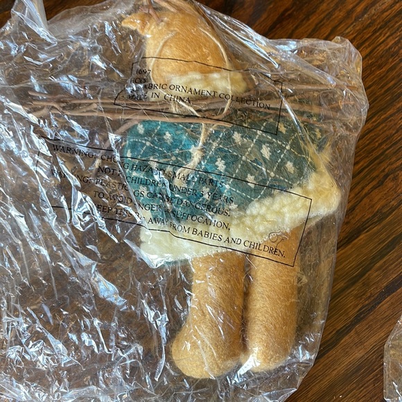 Set of 6 Large Woodland Farmhouse Rustic Christmas Ornaments. NEW. - Picture 5 of 16